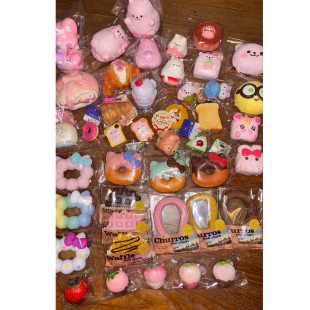 Squishy Sale (Ibloom, Cafe de n, Sammy the pattiserie, punimaru, hello kitty, aoyama tokyo)