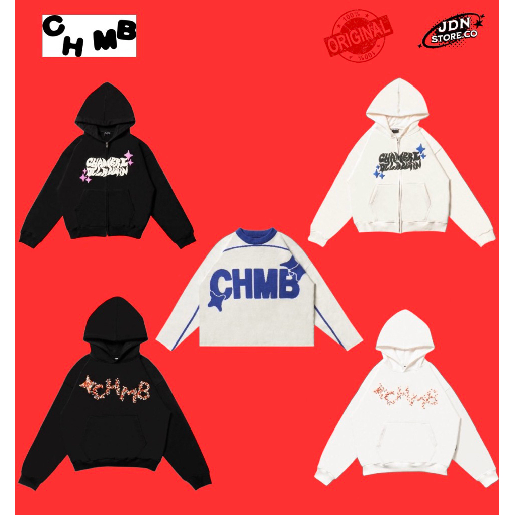 100% ORIGINAL CHAMBREDELAVAIN ZIP HOODIE KNIT