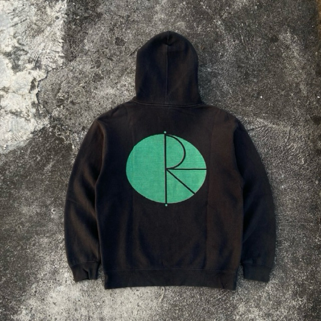 HOODIE POLAR SKATE CO. BLACK