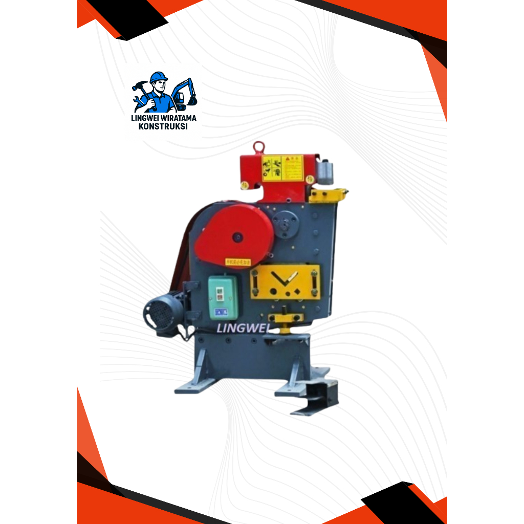 MESIN POTONG BESI HYDOLIC MULTIFUNGSI PUNCHING SHEARING IRONWORKER 10B