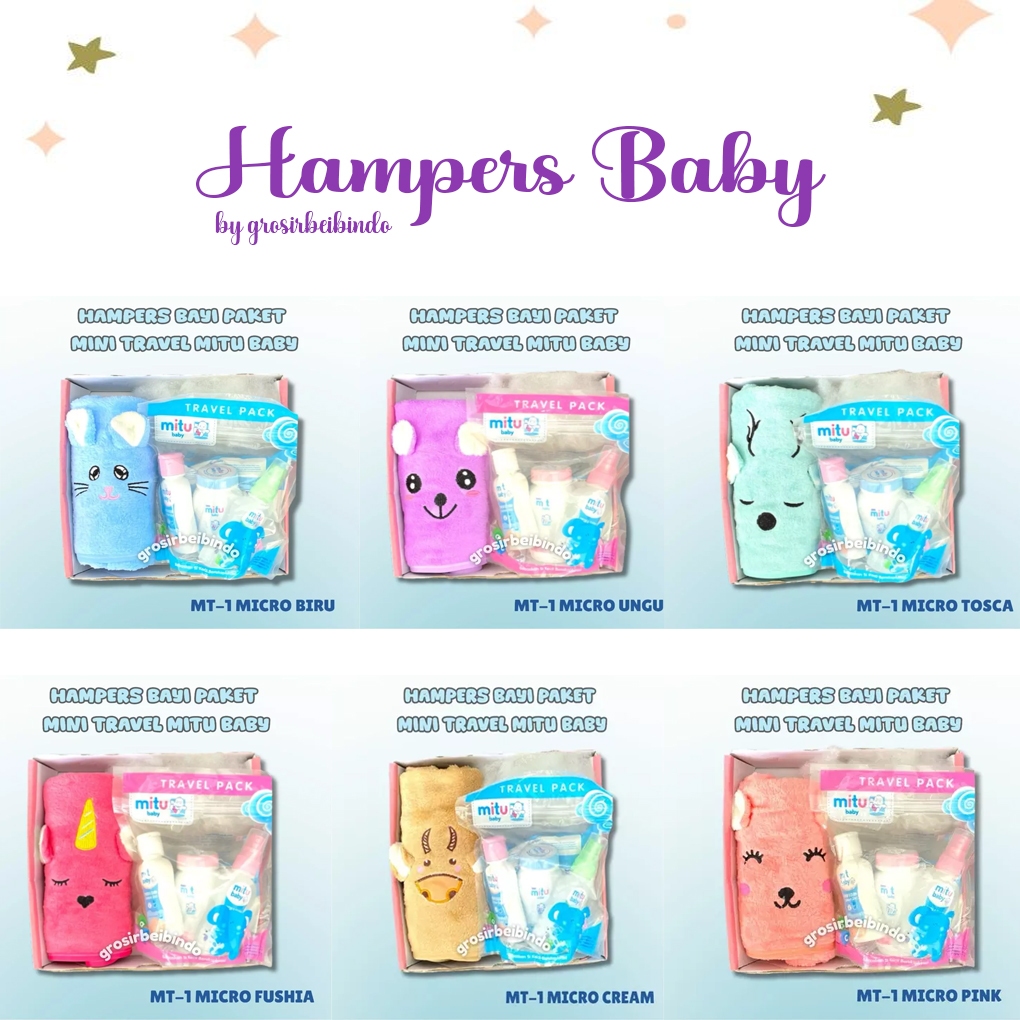 HAMPERS BAYI PAKET MINI TRAVEL MITU BABY [MT1 MICRO] || KADO KELAHIRAN PREMIUM
