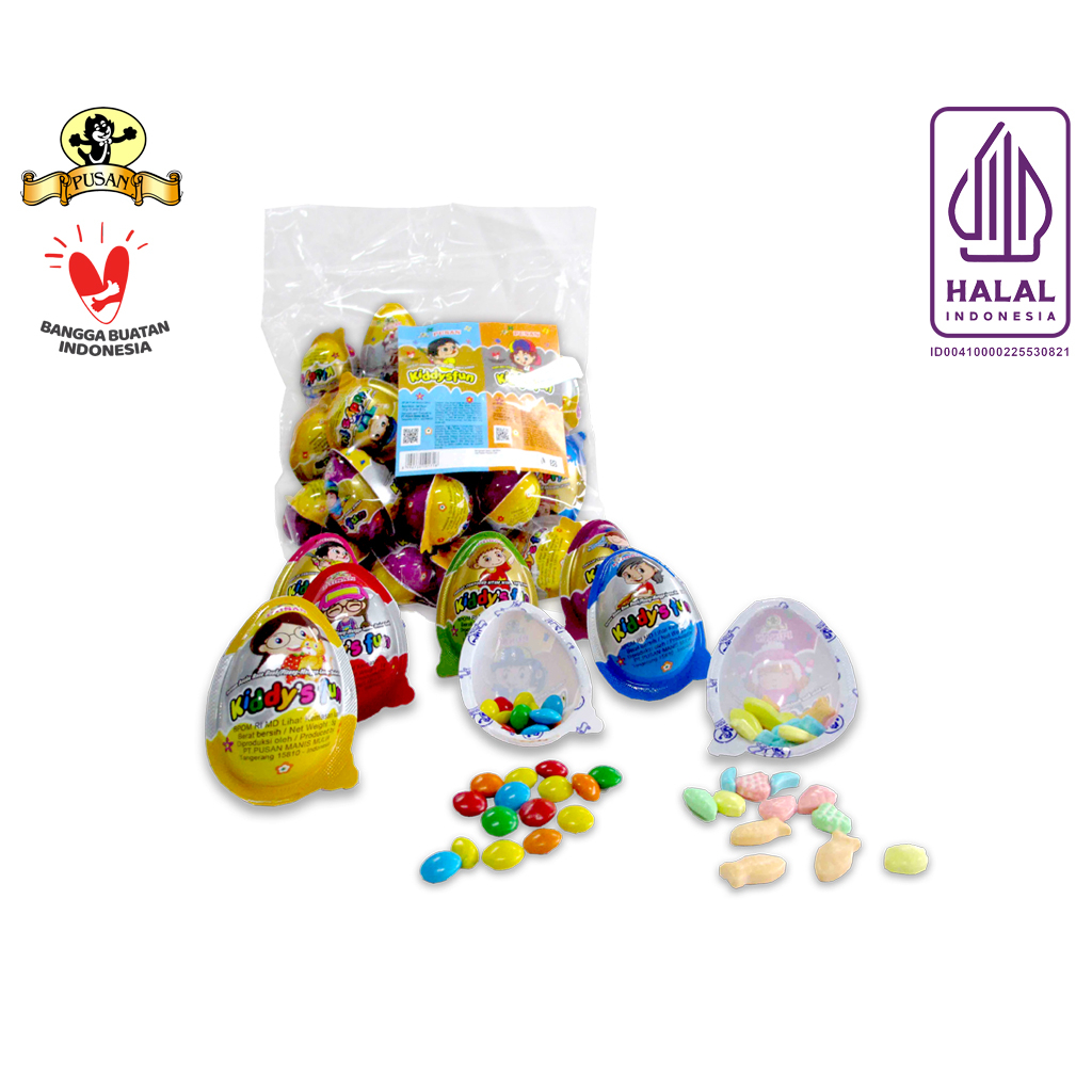 Pusan Kiddy's Fun Permen Telur 20 Pcs