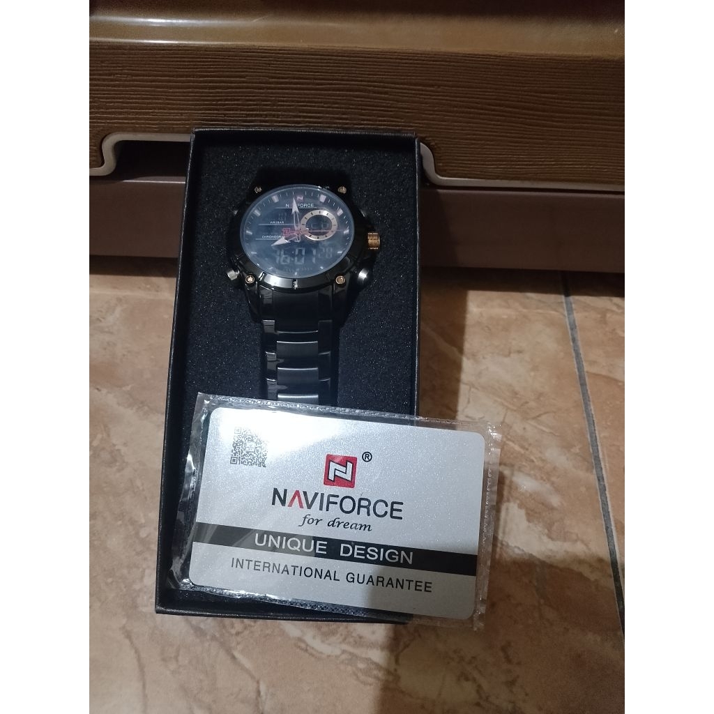 JAM TANGAN PRIA NAVIFORCE NF9163 ORIGINAL