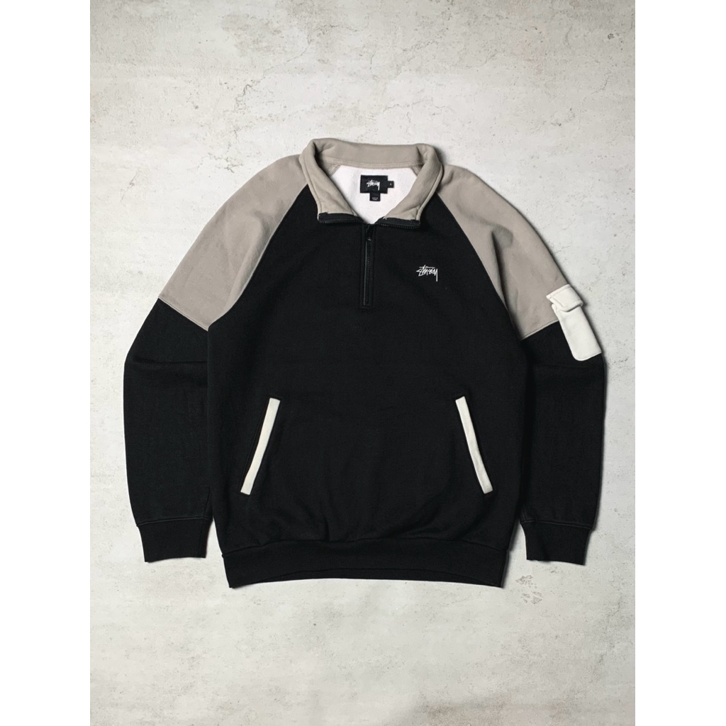 stussy halfzip jacket rare original