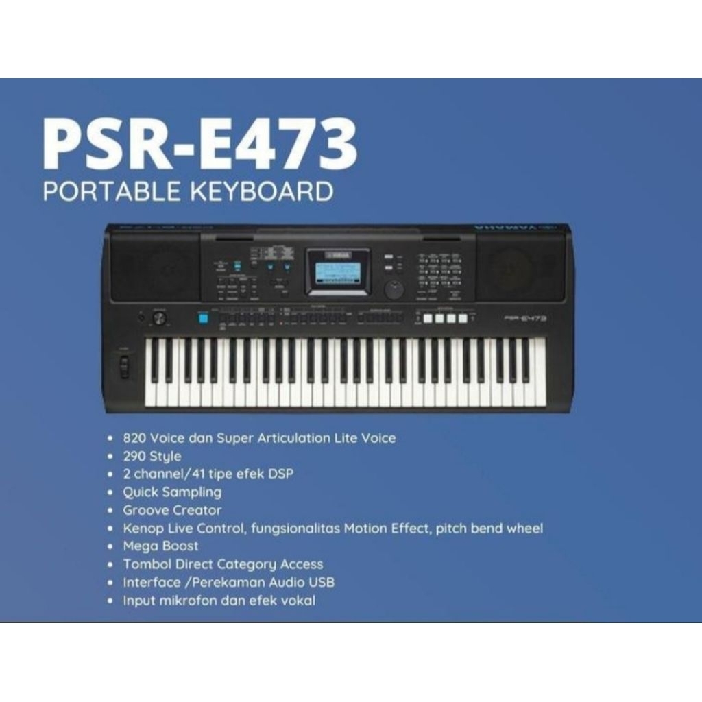 YAMAHA KEYBOARD PSR-E473/PSR-E473/KEYBOARD PSR-E473