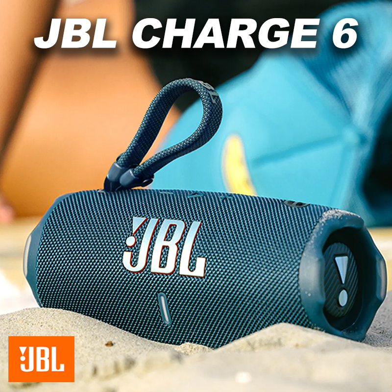 JBL Charge 6 Speaker Bluetooth portabel IP68 Waterproof & Drop-Proof Bold Pro Sound Spiker Bluetooth