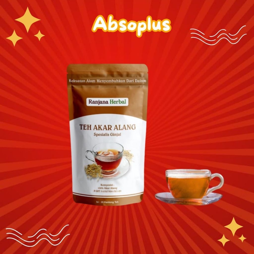 Teh celup herbal akar alang alang ready