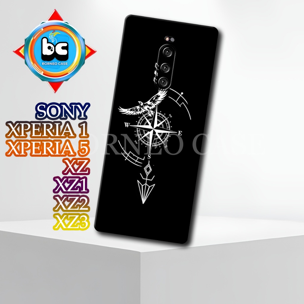 BC24/Casing HP Sony xperia 1/ Xperia 5/ XZ/ XZ1/ XZ2/ XZ3 Terbaru- Motif Kaligrafi | Desain Stylish 