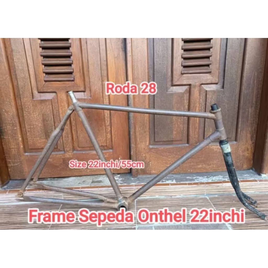 Frame Sepeda Onthel Laki