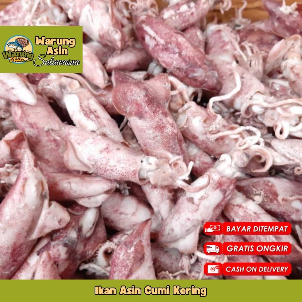 Ikan Asin Cumi Kering Asli – Gurih, Tahan Lama, Siap Goreng