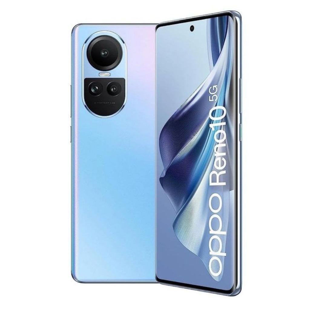 Oppo Reno 10 5G Ram 8/256GB + BONUS Garansi Resmi Warna ICE BLUE Hp Seken / Second