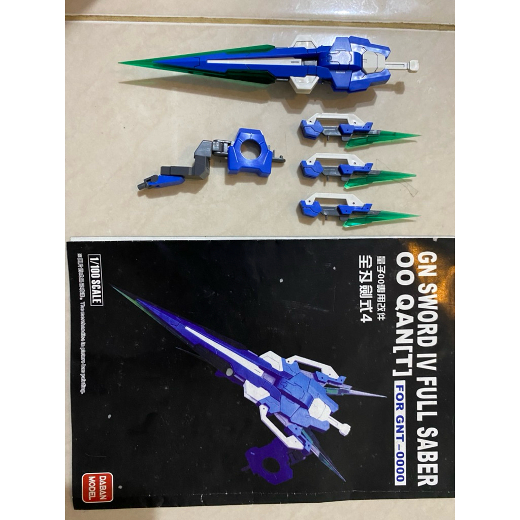 GN SWORD IV FULL SABER OO QUANT 1/100 DABAN