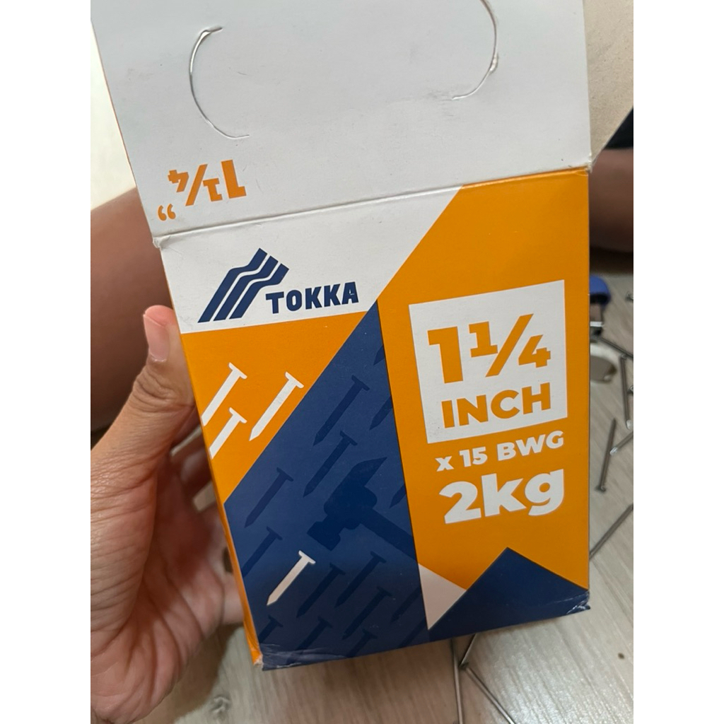 Paku tokka size 1 1/4 inch/paku triplek ecer