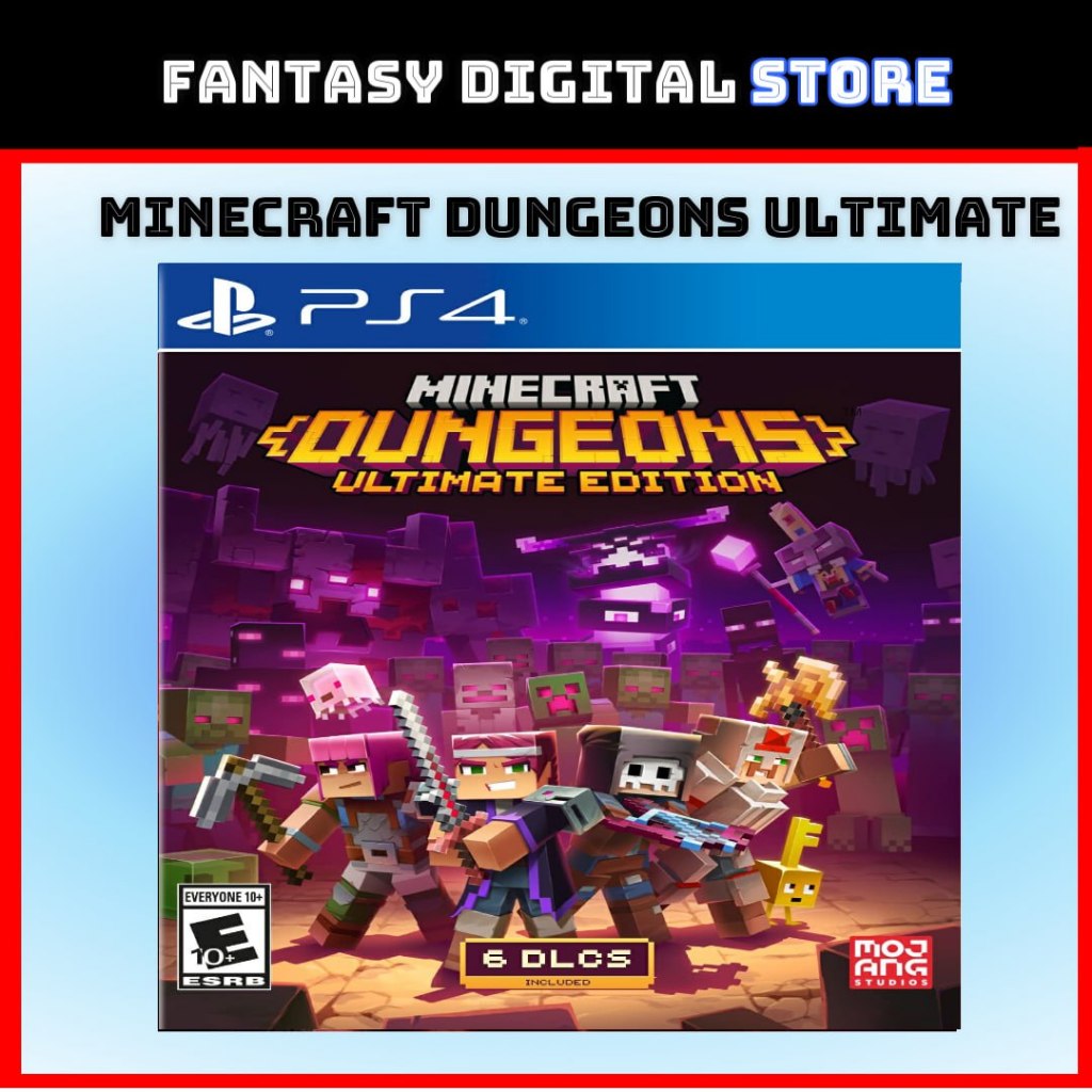MineCraft Dungeons Ultimate / Standard PS4 PS5 Digital
