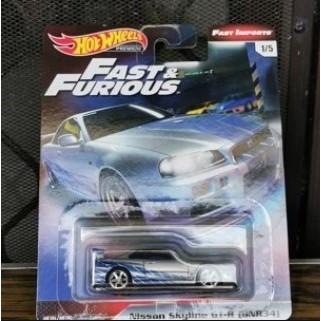 Hot Wheels Nissan Skyline R34 Fast Imports and Furious Premium FNF