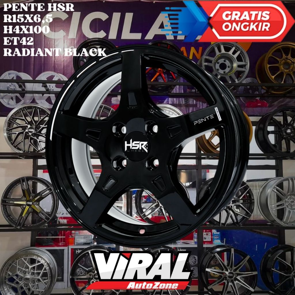 Velg Mobil Racing Agya , Ayla , Datsun , Fiesta , HSR PENTE Ring 15 R15