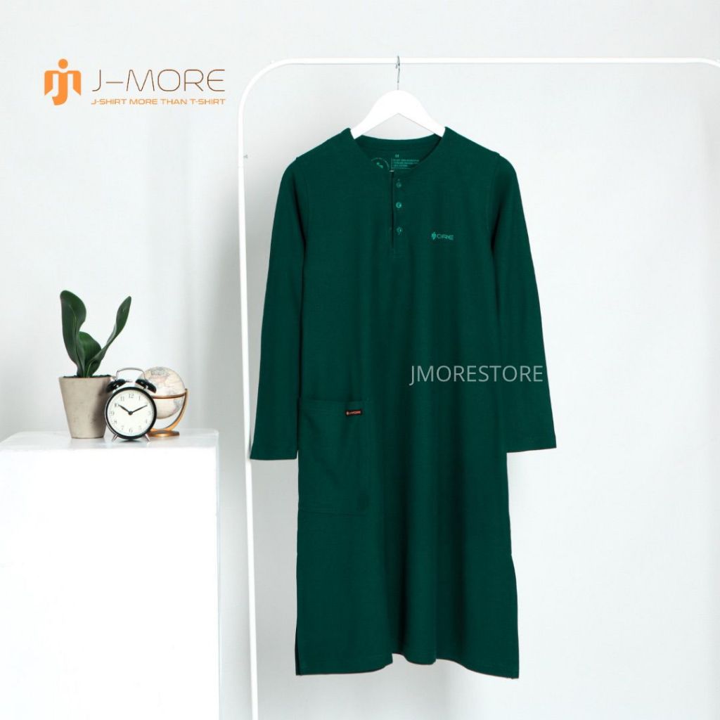 Kaos Tunik Wanita By JMORE Bahan Panjang Standar Bawah Lutut Model A+Saku Part 2