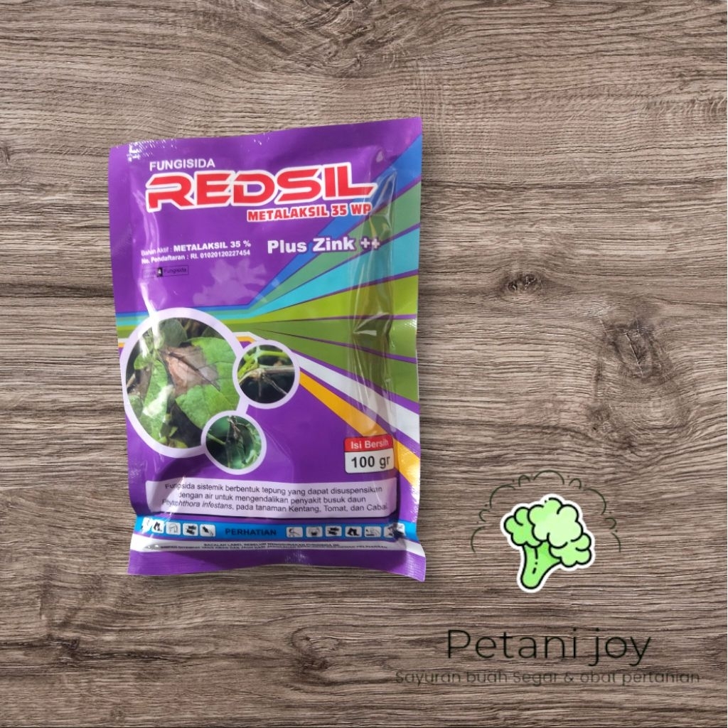fungisida redsil bahan aktif metalaksil untuk mencegah hawar daun pada tanaman kemasan 100gr