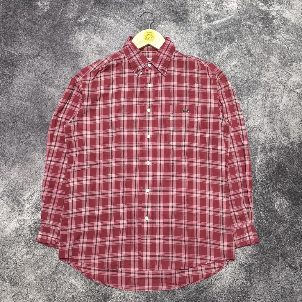 Kemeja Flanel Lacoste