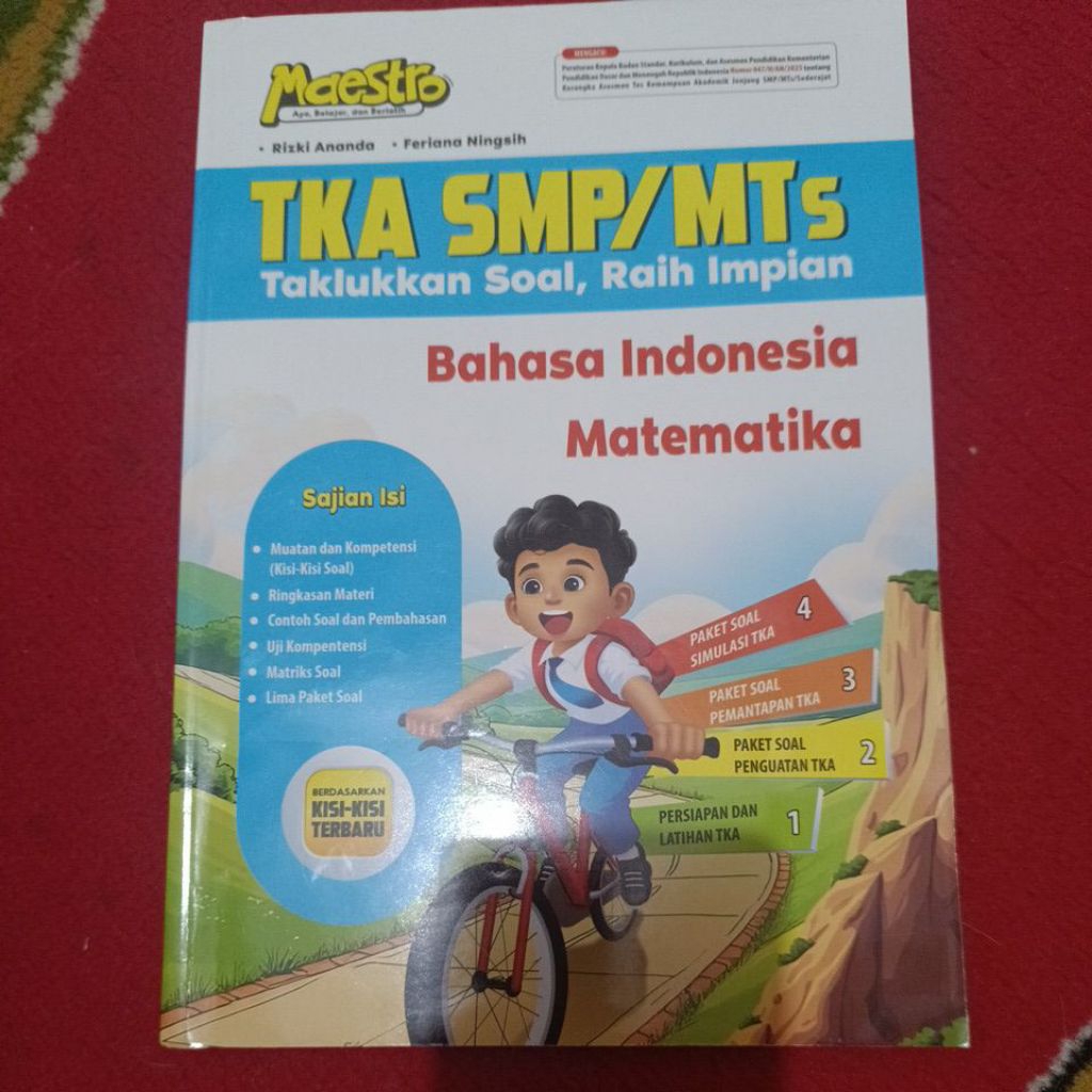 TKA SMP/MTS kelas 9. Taklukan Soal, dan Raih Impian.