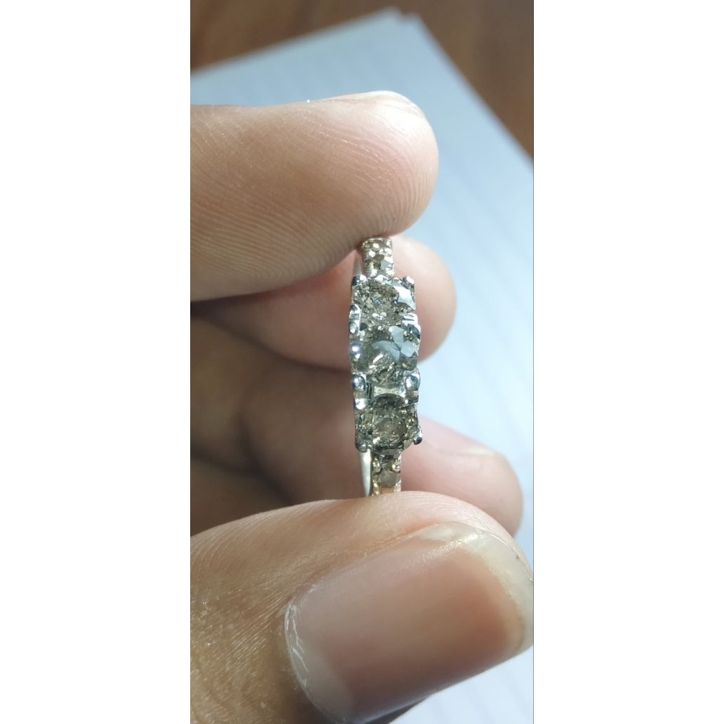 cincin perhiasan permata berlian-Cincin listring berlian Banjar top blink