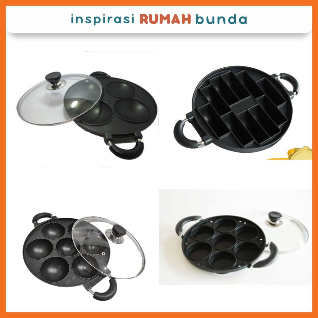 CETAKAN KUE PUKIS 10 KEJU COKLAT PANGGANG PANCONG SNACKMAKER TEFLON