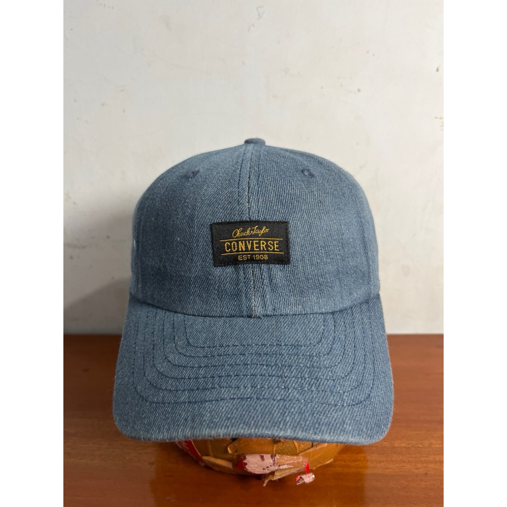 topi converse denim  original second