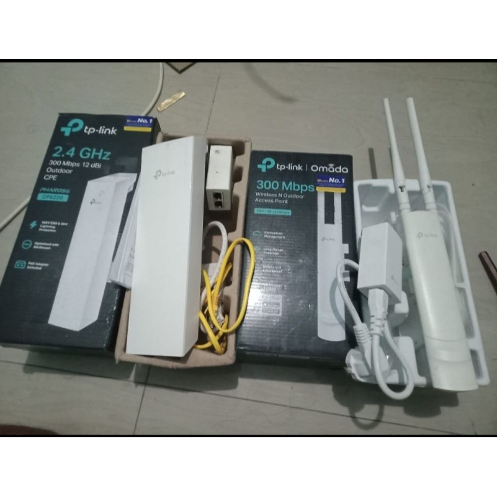 Tp-link CPE220 Outdoor dan Tp-link EAP110 Outdoor
