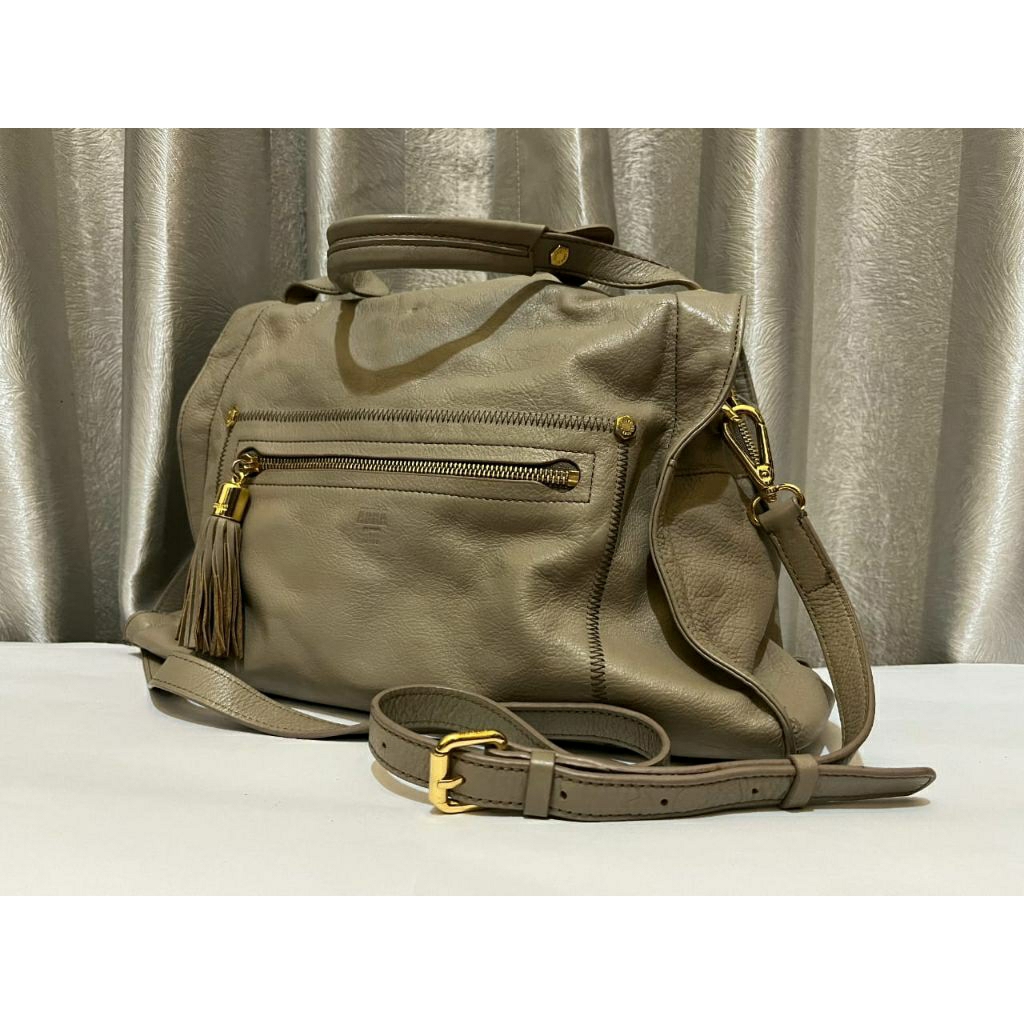 anna sui leather bag