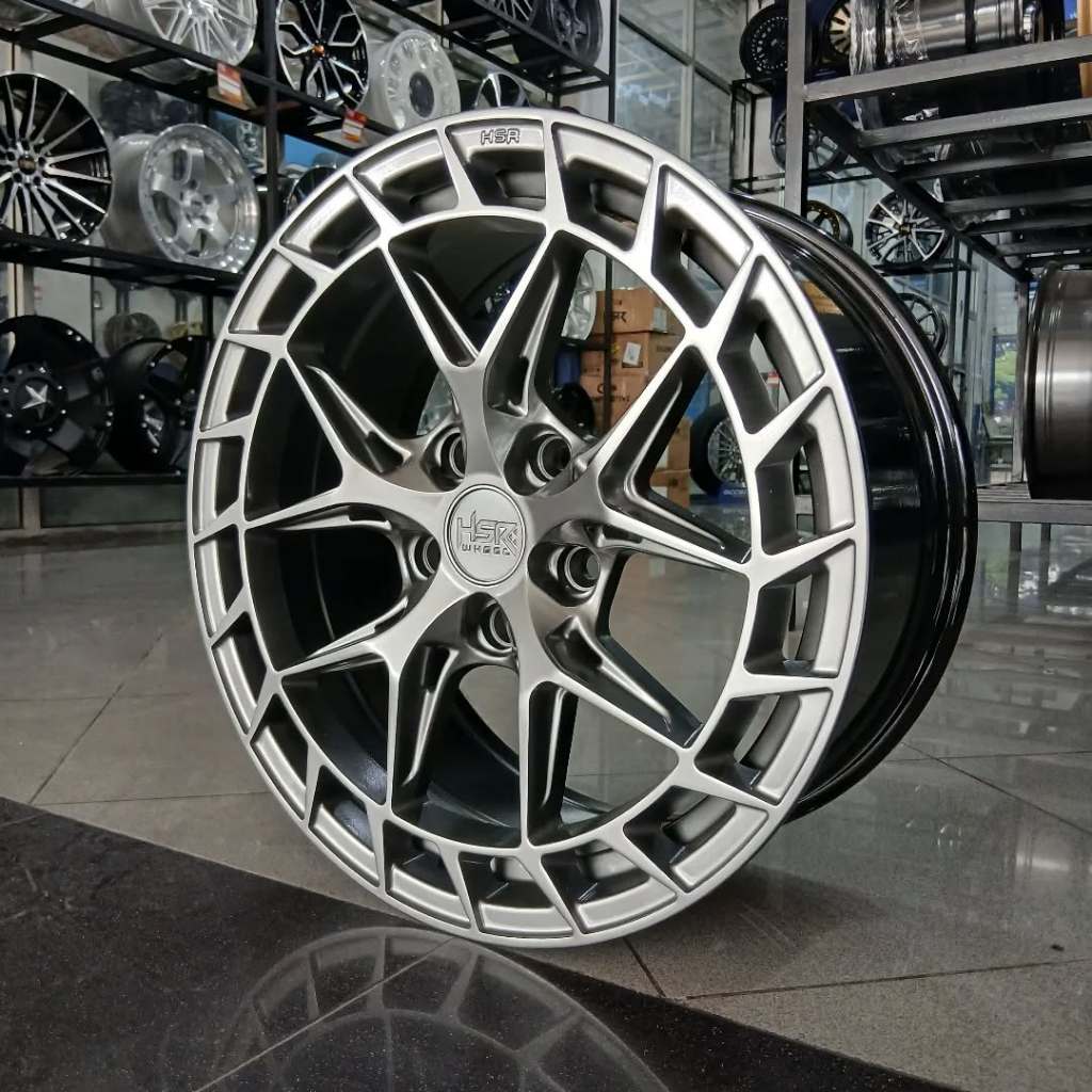 VELG HSR LPS MODEL BINTANG R17 5X120 RING 17 PELEK MOBIL BMW BYD ALPHARD CRV
