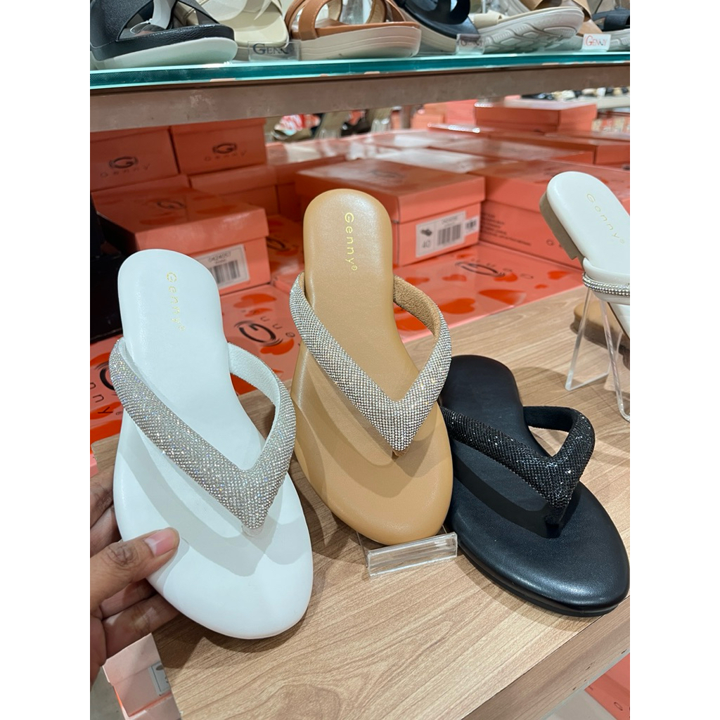 SANDAL WANITA FLAT ELEGANT BLINK2 by GENNY MATAHARI STOREE