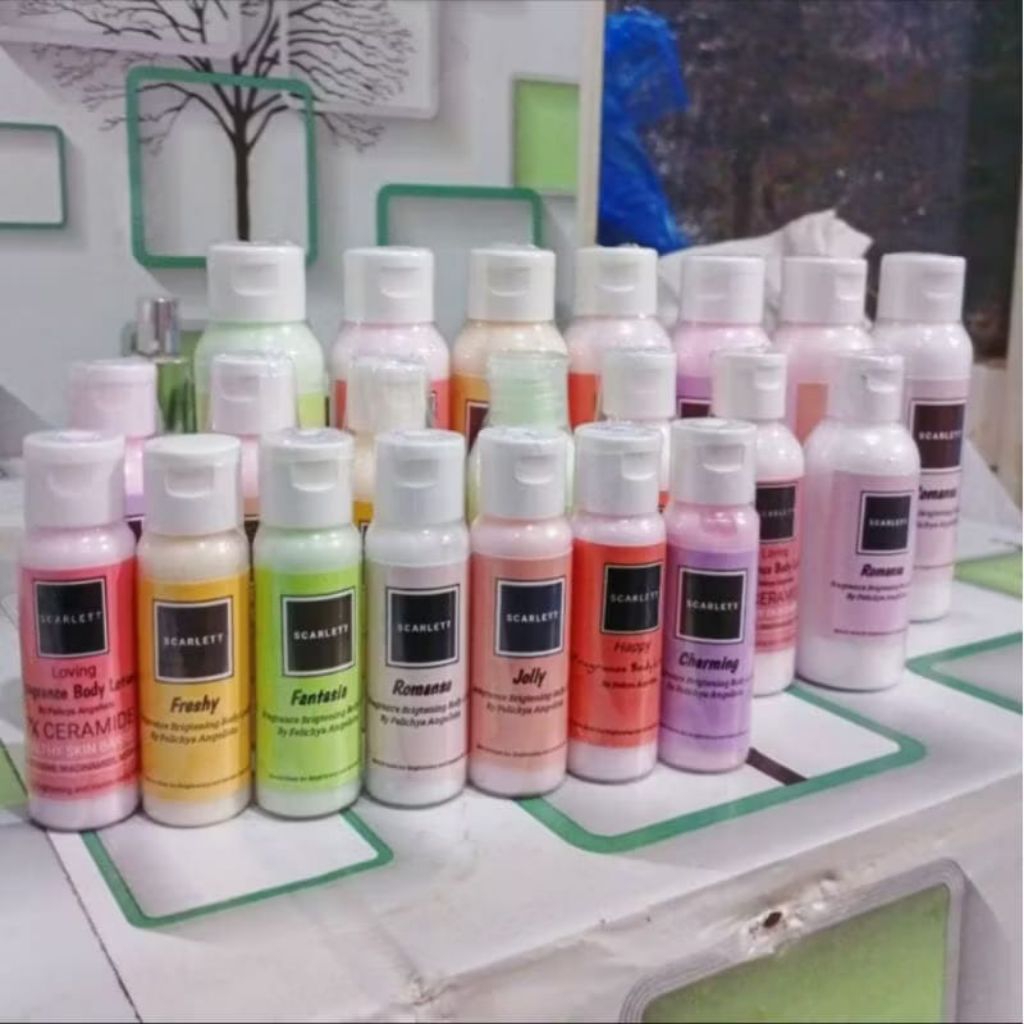 Promo,,,!! Hand Body Scarlett Whitening Body Lotion Ukuran 60 ml 100 ml Mencerahkan kulit