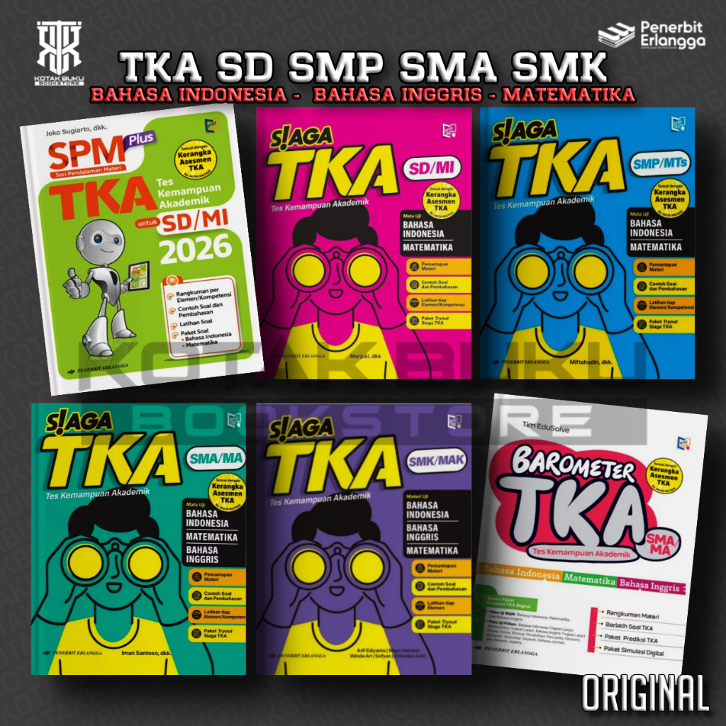 ( ERLANGGA ) TKA SD / TKA SMP / TKA SMA / TKA SMK / Kurikulum Merdeka
