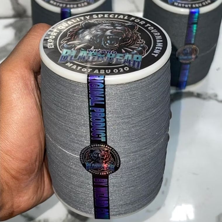 GELASAN SPECIAL TOURNAMEN BLACK BEAR 6000 YARD MATOT ABU IMPORT SIZE 020 TEKSTUR KASAR GARANG MERANG