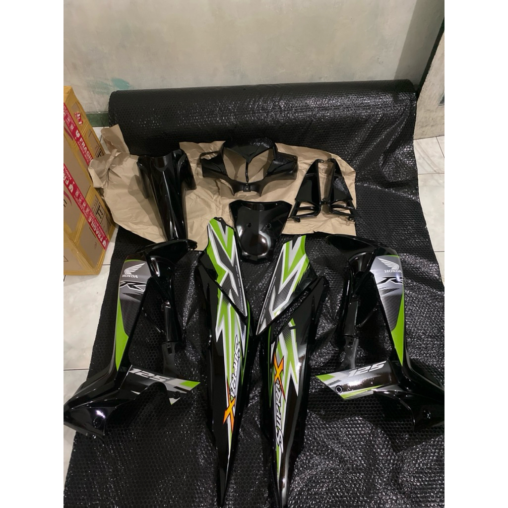 Cover body full set body body supra batman X125,karbu supra X125 new batman