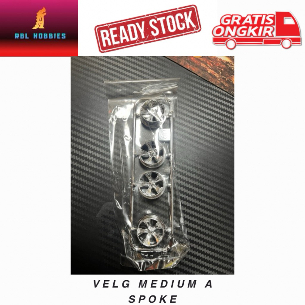 Tamiya Velg Medium A Spoke Original Loose Kit Mini4WD