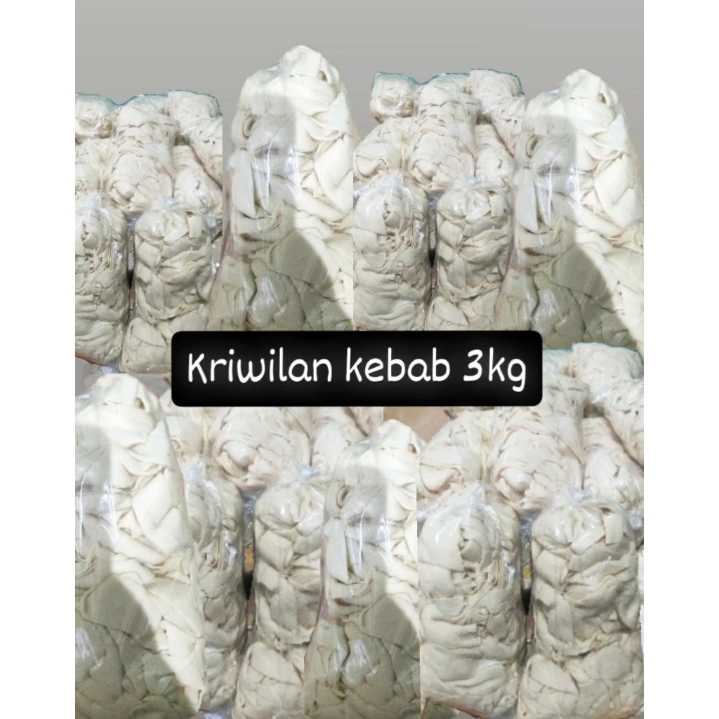 Kulit kebab, kriwilan kebab 3kg