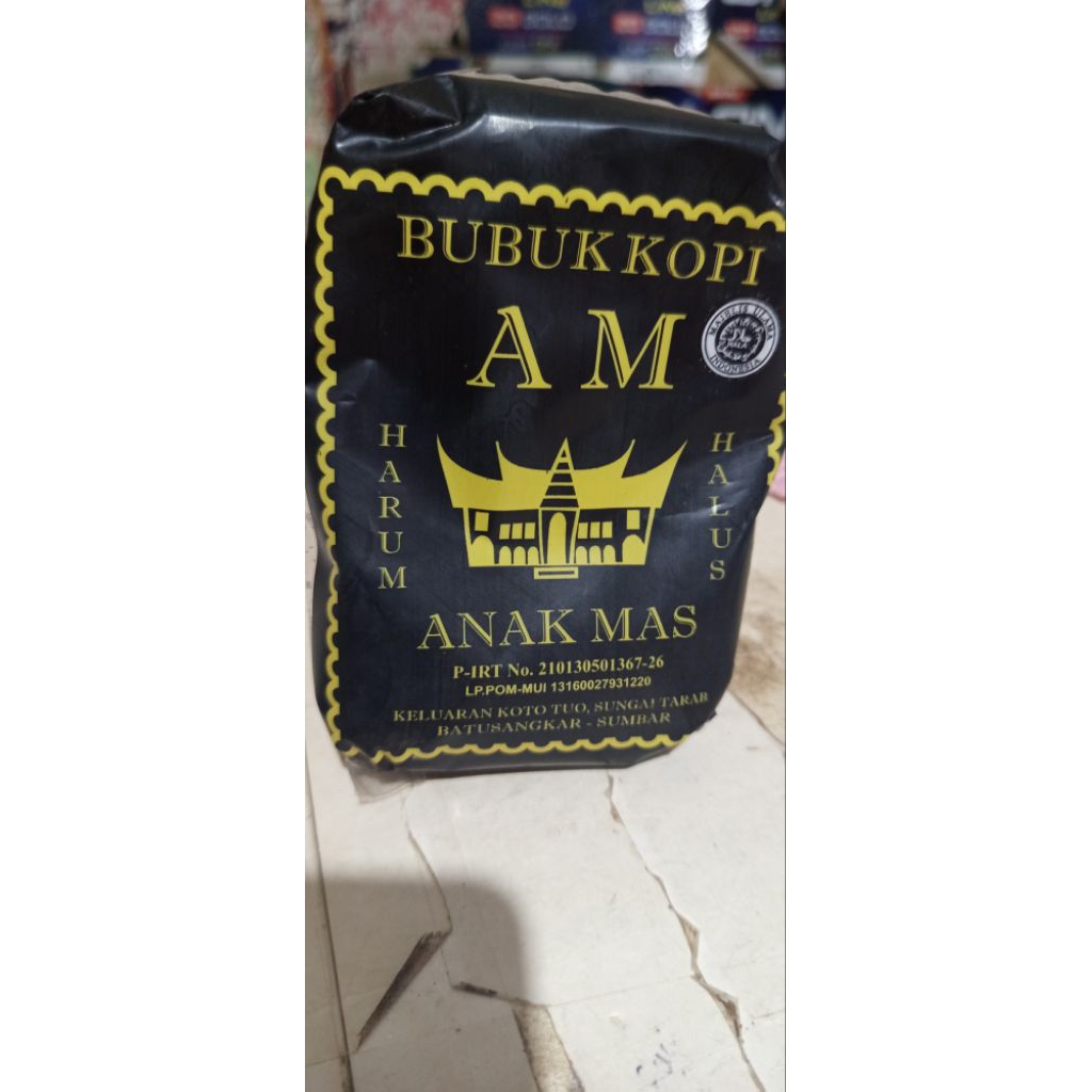 Kopi AM anak mas khas Sumatra Barat