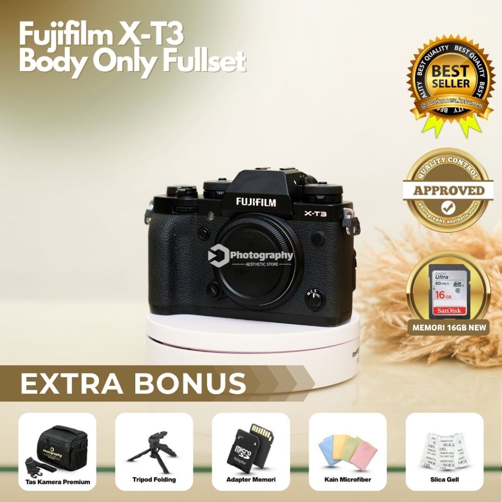 Fujifilm X-T3 Body Only / Kamera Mirrorless Fujifilm XT3 X-T3 BO / Fujifilm X T3 Body Only