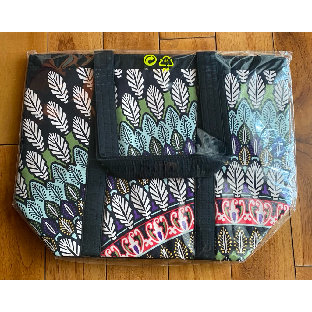 NaRaYa Quilted Tote Bag Motif Daun Asli Thailand – Tas Fabric Empuk / Bangkok Bag