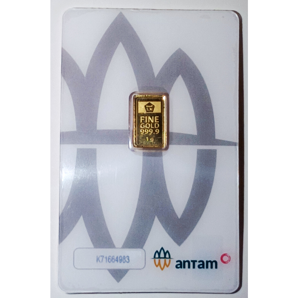 Emas Antam Batangan 1 gr CertiEye London Bullion Market Association