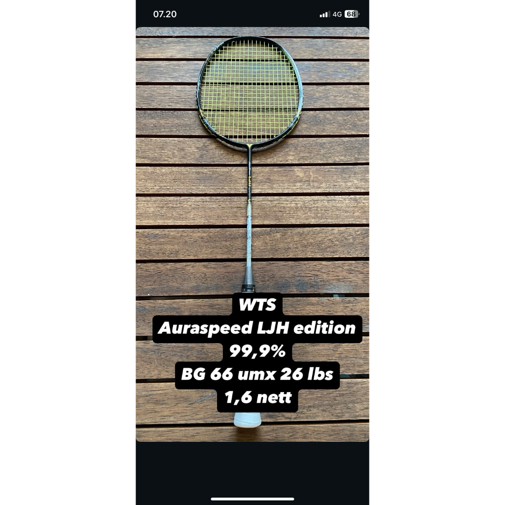 Raket Badminton Victor Auraspeed LJH edition 4uG5