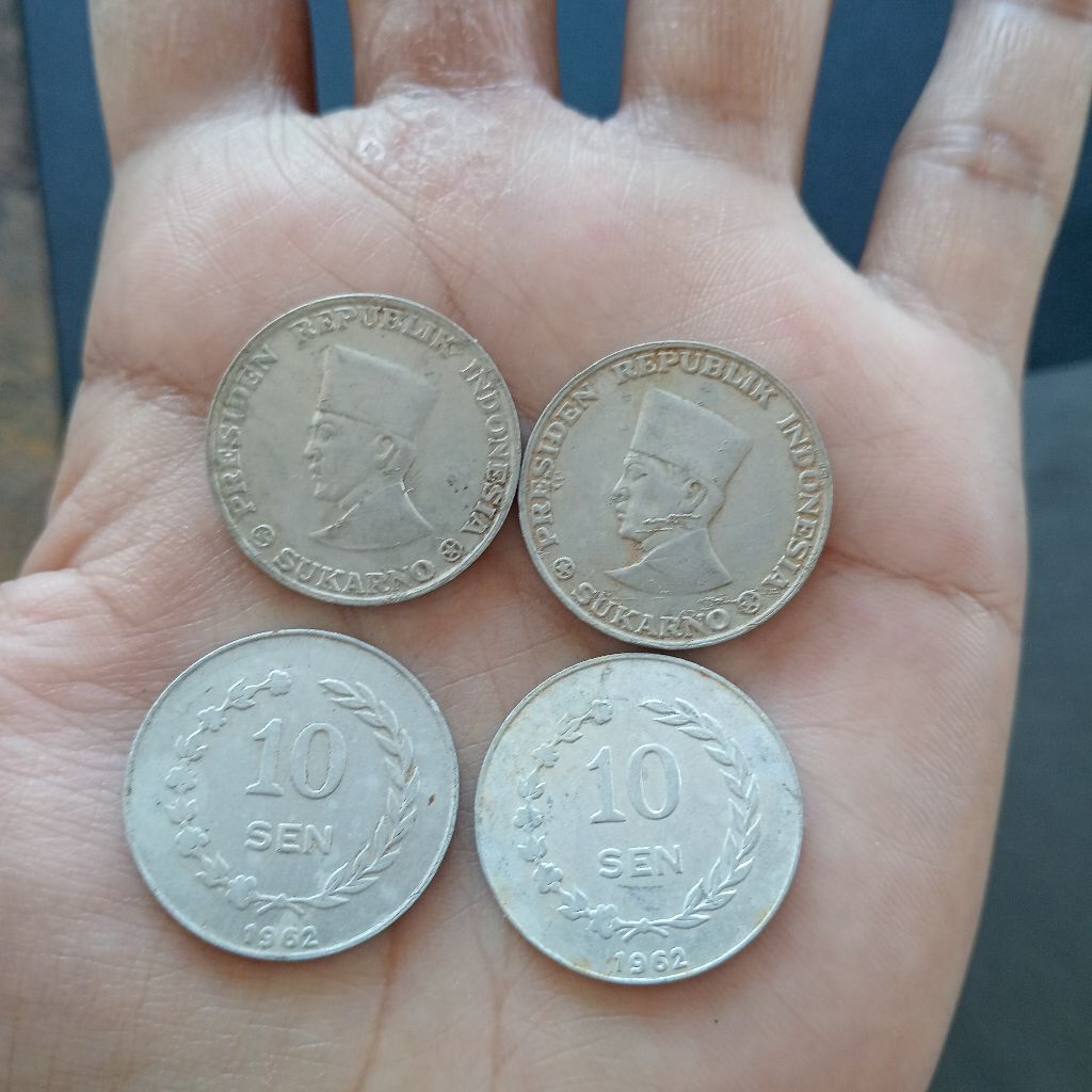 10 sen Sukarno irian barat