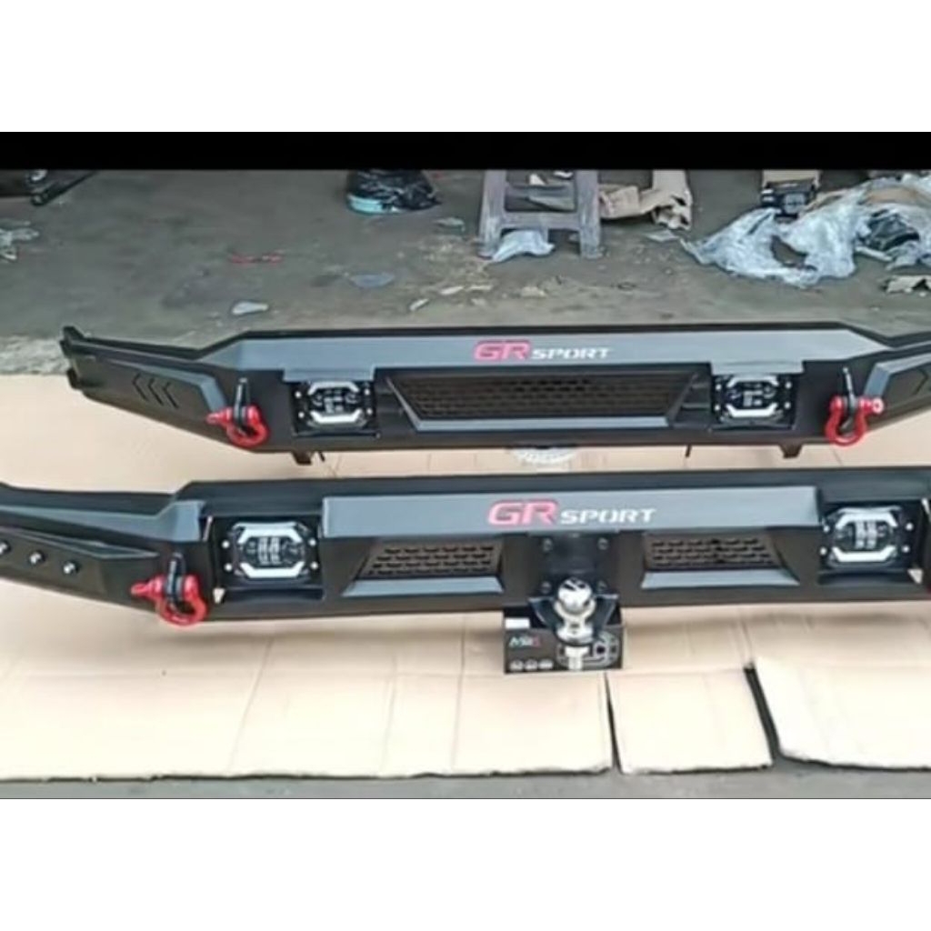 Paket tanduk pengaman towing bemper depan dan belakang mobil rush new model new custom