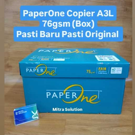 PaperOne Copier Kertas HVS A3 75gr Box kertas A 3 paper One