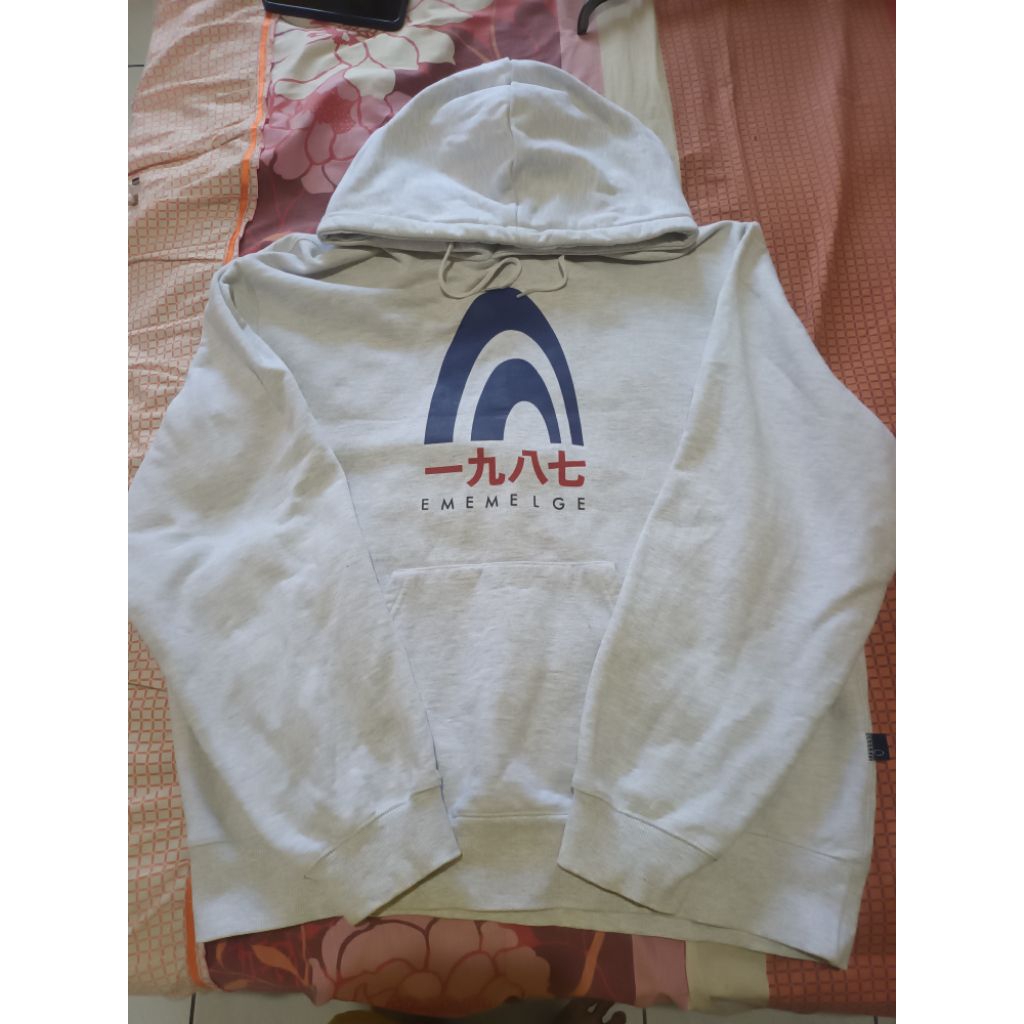 HOODIE MMLG BRAND KOREA SIZE M PEMAKAIN M-XL ( P 70 x L 62 )