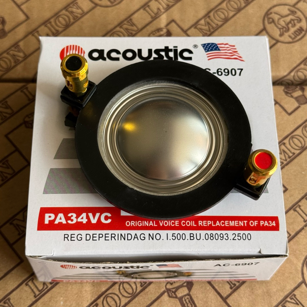 Spul Tweeter Acoustic PA34 Diameter 34.4mm Original