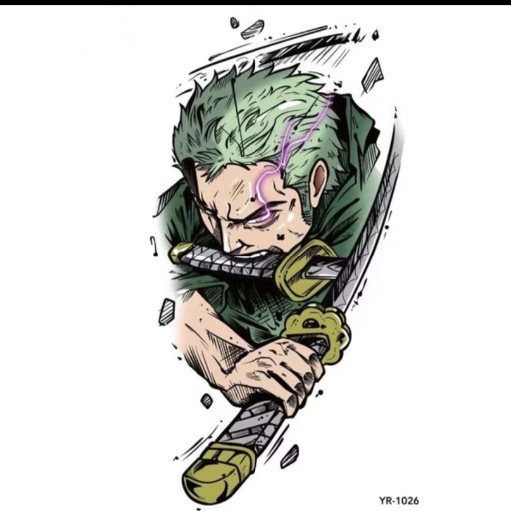 COD/NON Tato Temporary Zorro J_525 Tato Tempel Tahan Air Anti Air Sementara 2-4 hari