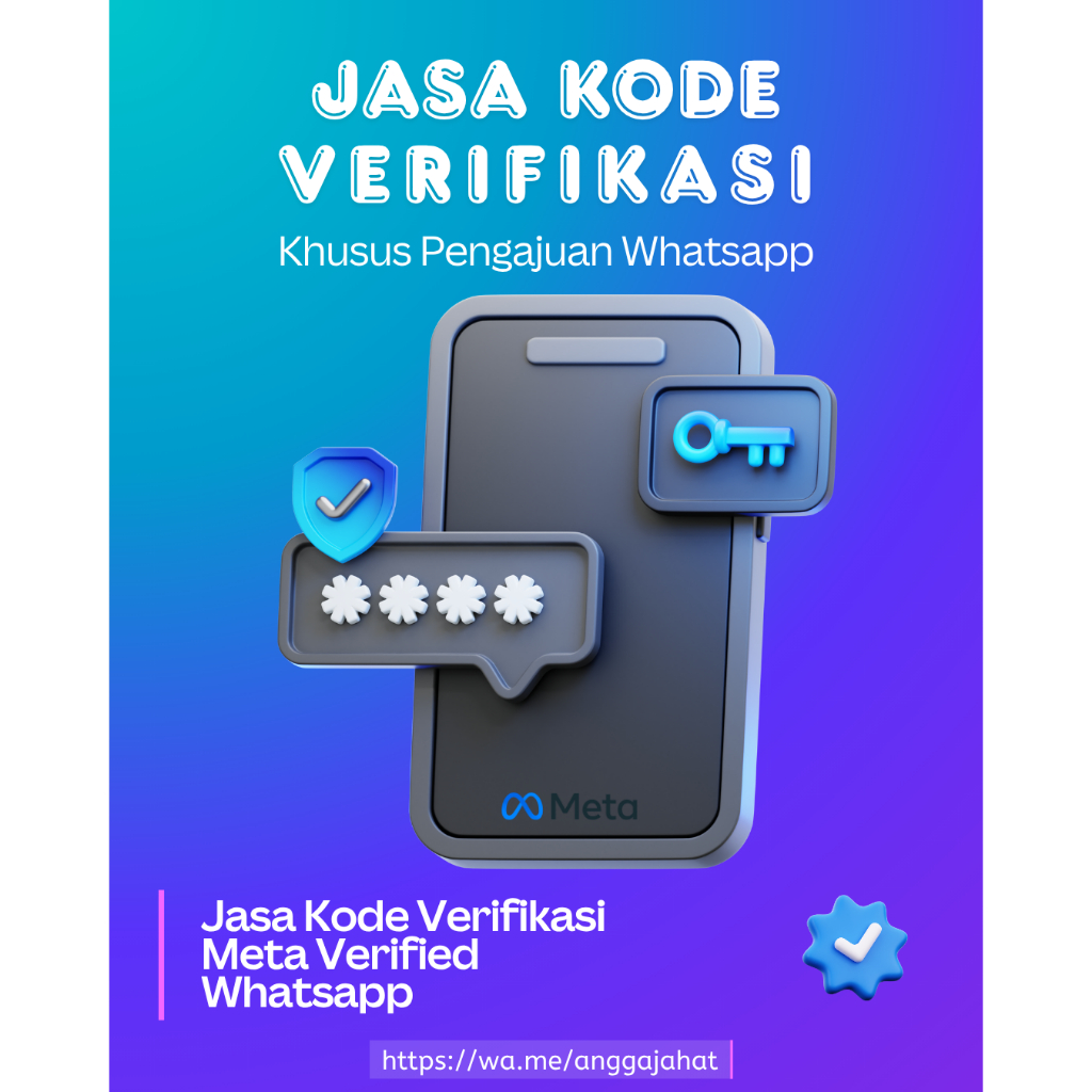 Kode Verifikasi WhatsApp Meta Verified