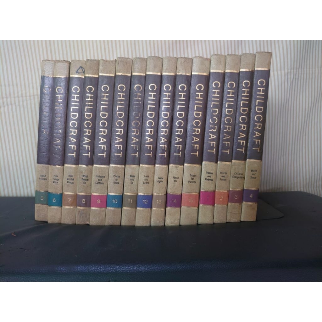 set buku ensiklopedia anak-anak Childcraft: The How and Why Library Preloved berbahasa Inggris rare